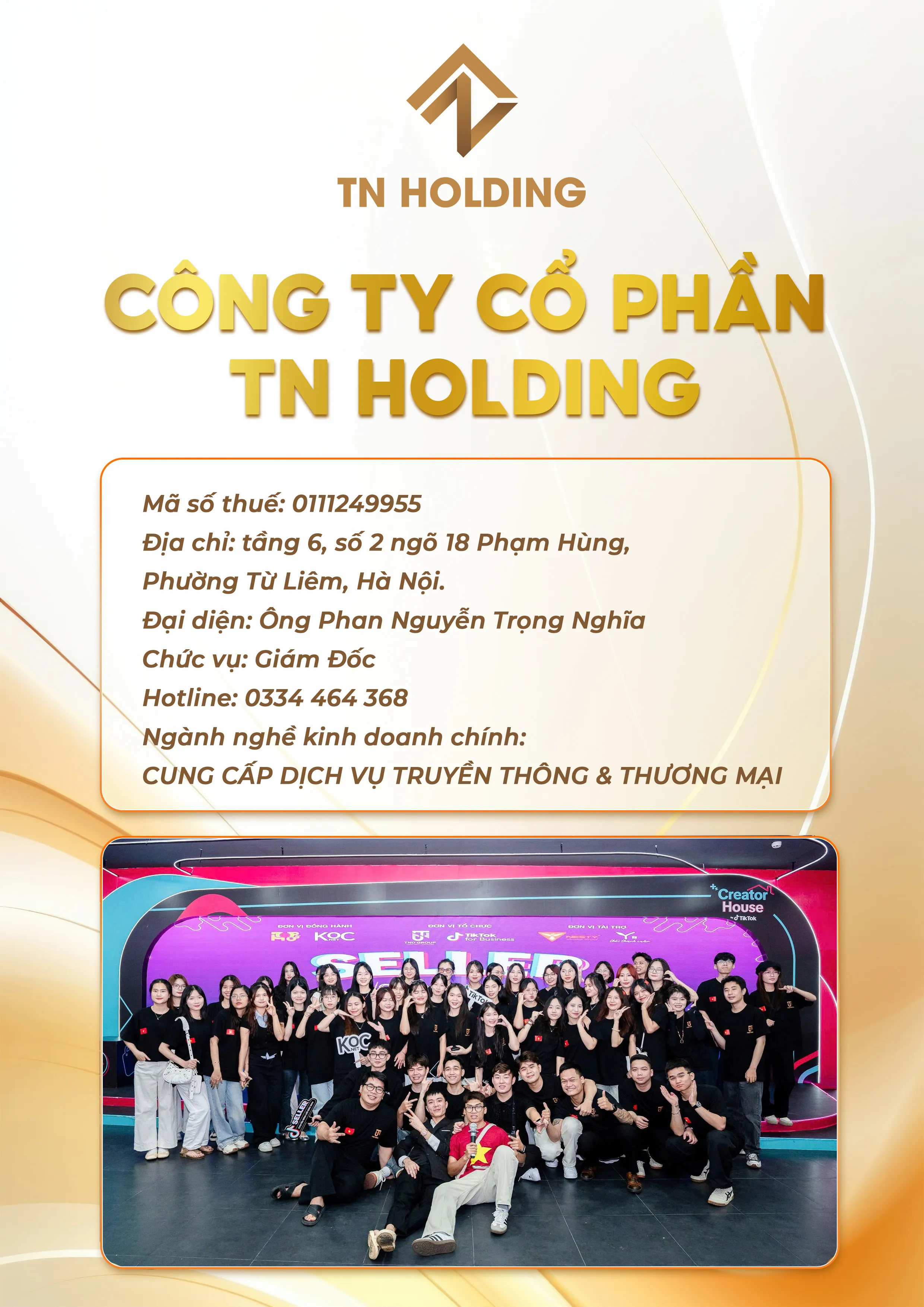 TN HOLDING - Giải pháp thương mại và truyền thông toàn diện